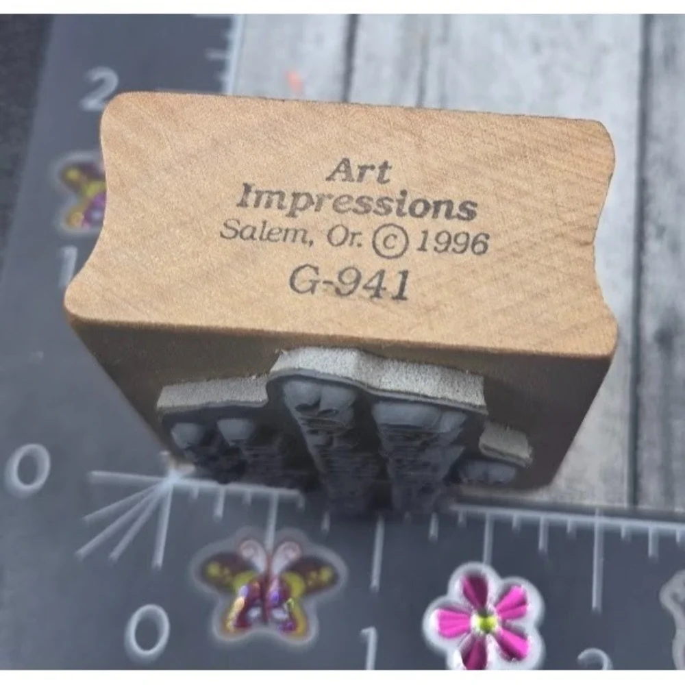 Art Impressions Love Filled Wish Little One You Baby Rubber Stamp Wood #L25